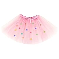 Girl's Tutu Skirt, 3 Layer Tulle Princess Tutu Baby Skirt Dress Up Princess Prom 3-10 Years