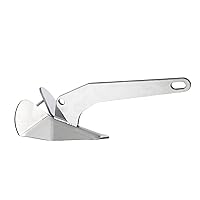 Triangle Boat Anchor, 316 Stainless Steel Delta-Style Anchor, Heavy Duty Triangular Anchor Wing Style Triangle Anchor - 11 lbs / 17lbs / 22lbs