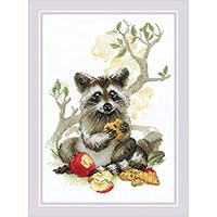 Riolis Grey Cat Counted Cross Stitch Kit-8.25X11.75 10 Count