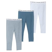 Calvin Klein Baby Boys' 3-Pack Cotton Pants, Everyday Casual Wear, Ultra-Soft & Comfortable Fit