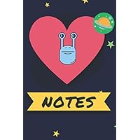 Notes: Carnet de notes Espace | 110 pages ligné| format 6x9 pouces |Très beau journal pour les fans d’Alien et d’espace | Facile à remplir| Design ... | extraterrestre | (French Edition)