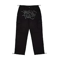 Minus Two Retro Printed Baggy Pants Minus Two Cargo Pants Hip Hop Streetwear Loose Joggers Trousers