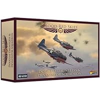 Warlord Blood Red Skies Douglas Dauntless & Devastator Squadron 1:200 WWII Mass Air Combat Table Top War Game 772412007,Unpainted
