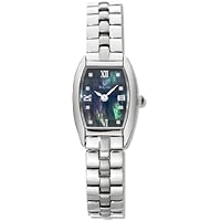 Stainless Steel Black Mother Of Pearl Dial By Bulova