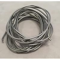 RotoMetals Zinc Wire .091 inch Diameter 10 Feet 99.9% min Made in USA