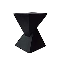 Christopher Knight Home Kajsa Outdoor Lightweight Concrete Accent Table, Black
