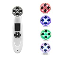 NORLANYA Facial Skin Care Time Master, Face Toning, Face Lift Device 5 Colors LED Photon Therapy Rechargeable