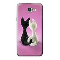 R1832 Love Cat Case Cover for Samsung Galaxy J7 Prime (SM-G610F)