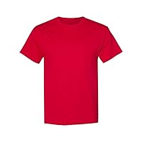 Hanes Unisex 5.2 oz. 50/50 EcoSmart® T-Shirt 4XL DEEP RED