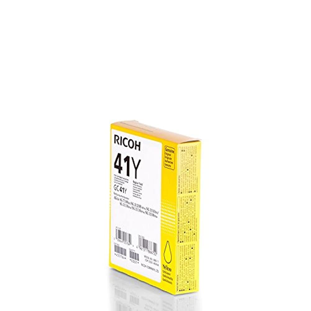 Ricoh 405764 Yellow Ink Print Cartridge Type GC 41Y