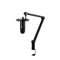 Blue Yeticaster Pro Broadcast Bundle with Yeti USB Microphone for Gaming, Recording, Streaming, Podcasting, Radius III Shockmount, Compass Mic Boom Arm, Blue VO!CE - Blackout