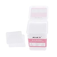 Qiangcui 200pcs Professional Cotton Pads Wipes,Ideal Wiping for Bottles of Eyelash Glue,Nail Glue,Lash Extension Adhesive,Tweezers,Lash Glue Holder Pads,etc Product Statistics Code -1810
