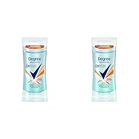 Degree Antiperspirant Deodorant Stress Control 72-Hour Sweat & Odor Protection Antiperspirant for Women with Body Heat Activated Technology 2.6 oz (Pack of 2)