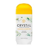 Crystal Invisible Solid Deodorant- Body Deodorant, Chamomile and Green Tea, 2.5 Ounce