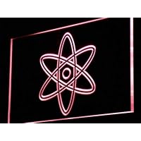 ADVPRO Atom Symbol Science Display LED Neon Sign Red 24 x 16 Inches st4s64-i891-r