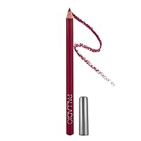 Palladio Lip Liner Pencil, Wooden, Firm yet Smooth, Perfectly Outlined Lips, Hydrating, Moisturizing, Rich Pigmented Color, Long Lasting, Pink Frost