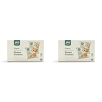 365 by Whole Foods Market, Organic Mini Cheese Sandwich Crackers 8 Count, 1 Ounce (Pack of 2)