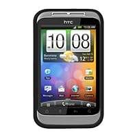 Amzer Silicone Skin Jelly Case for HTC Wildfire S - Black - 1 Pack - Case