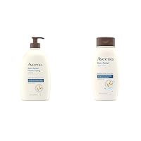 Skin Relief 24-Hour Moisturizing Lotion for Sensitive Skin with Natural Shea Butter & Skin Relief Fragrance-Free Body Wash with Triple Oat Formula