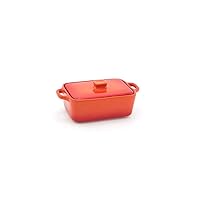 DBO135ORC23 FOH, Rectangle Kiln Ovenware Dish with Lid, 2