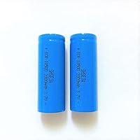 Rechargeable Batteries 3.7V 2000Mah Rechargeable Battery 18500 Lithium Li-Ion Batteies. 3.7V 2Pcs