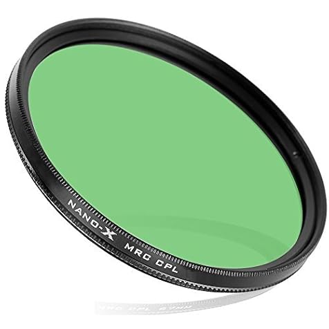 62mm Circular Polarizer CPL - Schott Glass - 20 Layer Nano Coated - Slim Frame Filter (for Lens with 62 mm Filter Thread)