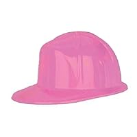 Pink Plastic Construction Helmet Party Accessory (1 count)