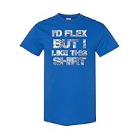I'd Flex 2 Funny Gym Workout Unisex Novelty T-Shirt