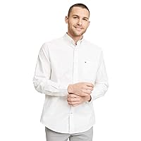 Tommy Hilfiger Men's Long Sleeve Casual Button Down Shirt in Classic Fit