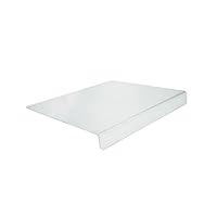 Acrylic Cutting Board for Kitchen with Lip, Non Slip cutting board (Clear Acrylic) by Wexbi, 24 x 18 inch