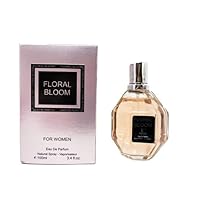 Floral Bloom, Women Perfume Floral Sweet Scent, Eau de Parfum. 3.4 Fl Oz