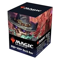 Ultra Pro - Outlaws of Thunder Junction 100+ Deck Box® Ft. Tinybones for Magic: The Gathering, TCG collectible gaming accessory protective card deck holder