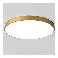 Close To Ceiling Lights Round Ultra-Thin Ceiling Light Minimalist LED Ceiling Lamp Three-Color Dimming Flush Mount Ceiling Lighting Fixture for Cloakroom Corridor Bedroom Kitchen Livingroom Hallway (