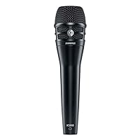 Shure KSM8 Dualdyne Vocal Microphone - Cardioid Dynamic Mic with 2 Ultra Thin Diaphragms and Reverse Airflow Technology for Unmatched Control of Proximity Effect, Presence Peaks, and Bleed - Black