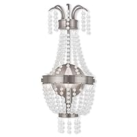 Valentina 1 Light Wall Sconce in Brushed Nickel