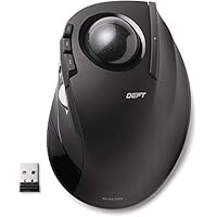 Elecom M-DT1DRBK Wireless 8-Button Tilt Mouse