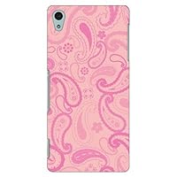 SECOND SKIN Paisley Salmon Pink for Xperia Z4 402SO/SoftBank SSO402-ABWH-101-C010
