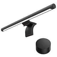Qiangcui Computer Monitor Lamp LED Task Lamp Eye-Care Light,USB Powered Light bar,with Dimming and Color Temperature Adjustment Features,Space Saving,with Remote Control/71