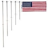 Taylor Made Boat Flag Pole with Charlevoix Clips, 3/4