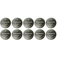 Panasonic CR1632-10 CR1632 3V Lithium Coin Battery (Pack of 10)
