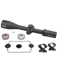 Vector Optics Taurus 5-30x56mm First Focal Plane (FFP) 1/10 MIL Tactical Riflescope with Red Illuminated Reticle, Free 30mm Mount Rings, Lens Covers and KillFlash
