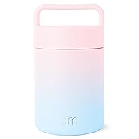 Simple Modern Food Jar Thermos for Hot Food | Reusable Stainless Steel Vacuum Insulated Leak Proof Lunch Storage for Smoothie Bowl, Soup, Oatmeal | Provision Collection | 12oz | Sweet Taffy