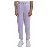 PUMA Youth Girl's Jogger Pant (Large(14/16), Purple)
