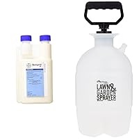 Temprid FX Insecticide 240ML Bottle & Flo-Master by Hudson 24101 1 Gallon Lawn and Garden Tank Sprayer, Translucent