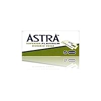 5 Astra Superior Platinum razor blades