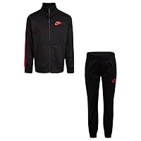 Nike boys Logo Taping Jacket and Pants Two-piece Track Set (Little Kids)