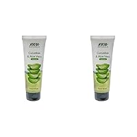 Nykaa Naturals Face Wash, Cucumber and Aloe Vera, 3.38 oz - Moisturizing Face Cleanser - Skin Care Packed with Folic Acid - Non-Drying Acne Cleanser (Pack of 2)