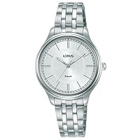 Lorus Ladies Analog Watch with Stainless Steel Bracelet & White Dial RG207VX9