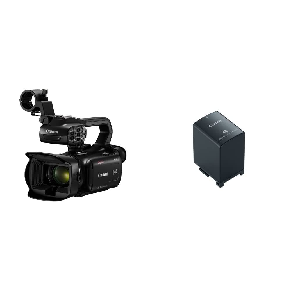 Canon XA60 Pro Camcorder 1/2.3” 4K UHD CMOS Sensor with Battery Pack (BP-828)