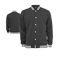 Varsity Letterman bomber style Jacket All Body Dark Grey Wool Customize your choice logo football, baseball, college jacket